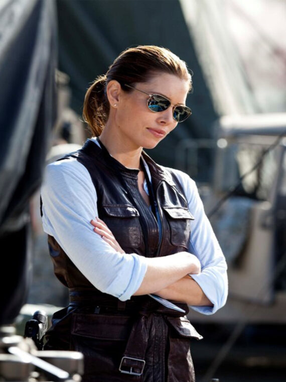 Jessica Biel The A Team Charissa Sosa Vest