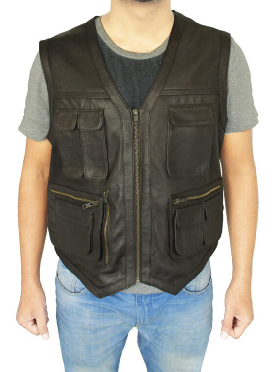 Jurassic World Kingdom Chris Leather Vest