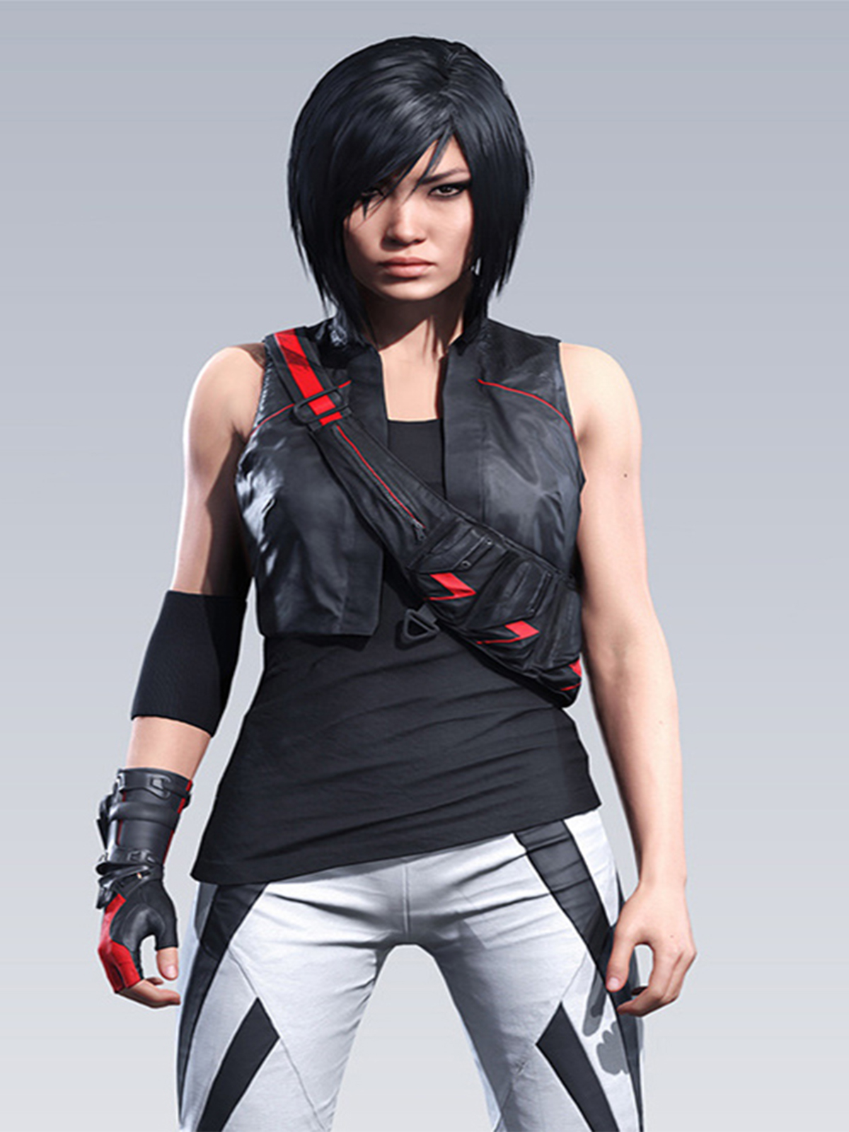 Kate Connors Mirror’s Edge Catalyst Leather Vest