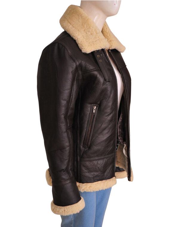 Ladies B3 Bomber Shearling Jacket