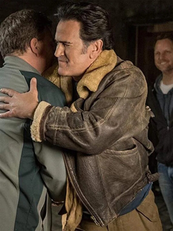 Ash vs Evil Dead Bruce Shearling Jacket