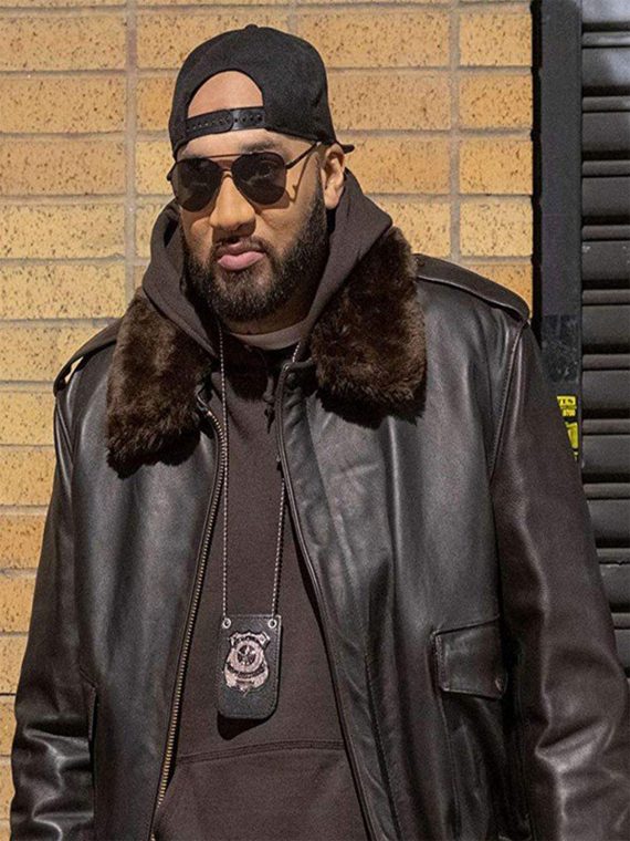 Desus & Mero The Kid Mero Brown Leather Jacket