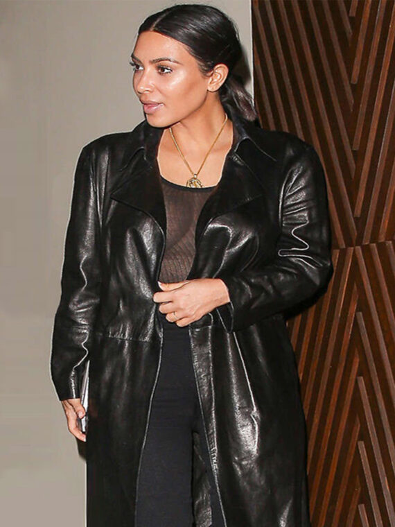 Kim Kardashian Appealing Long Coat