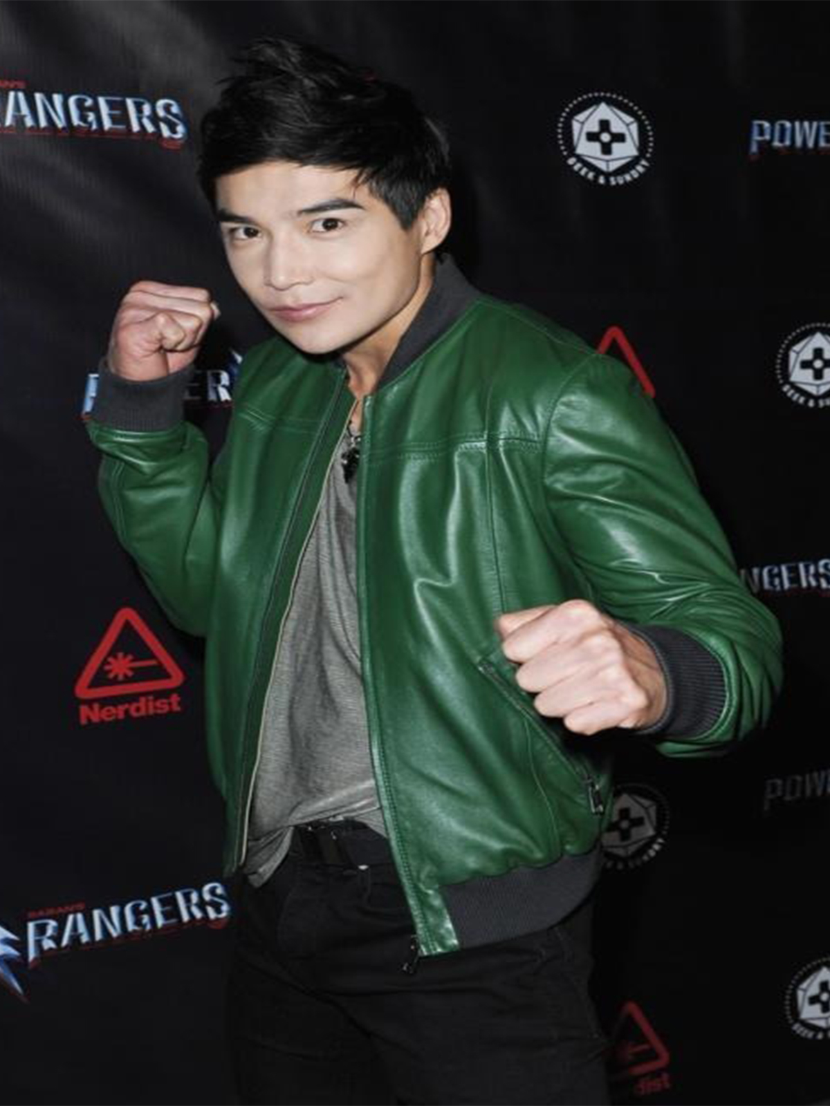 Ludi Lin Power Rangers Jacket