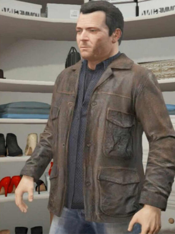 Magnificent Michael GTA 5 Leather Jacket