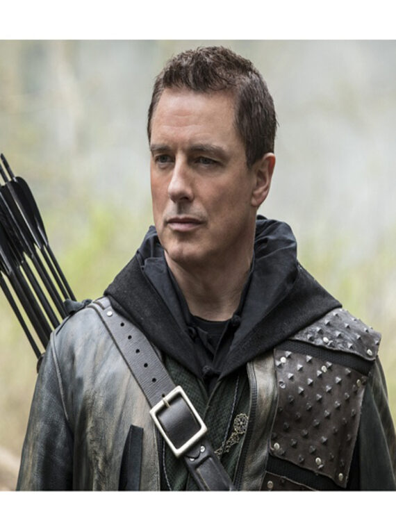 Malcolm Merlyn Arrow John Barrowman Leather Jacket