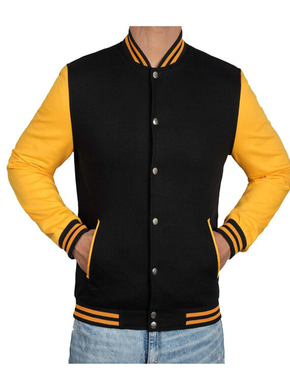 Men Classic Baseball Varsity Jacket