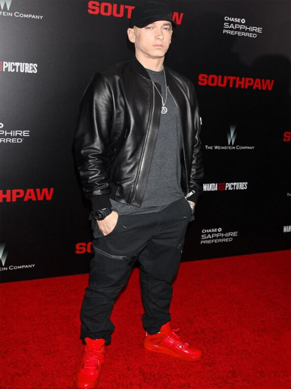 Southpaw Premiere Eminem Leather Jacket