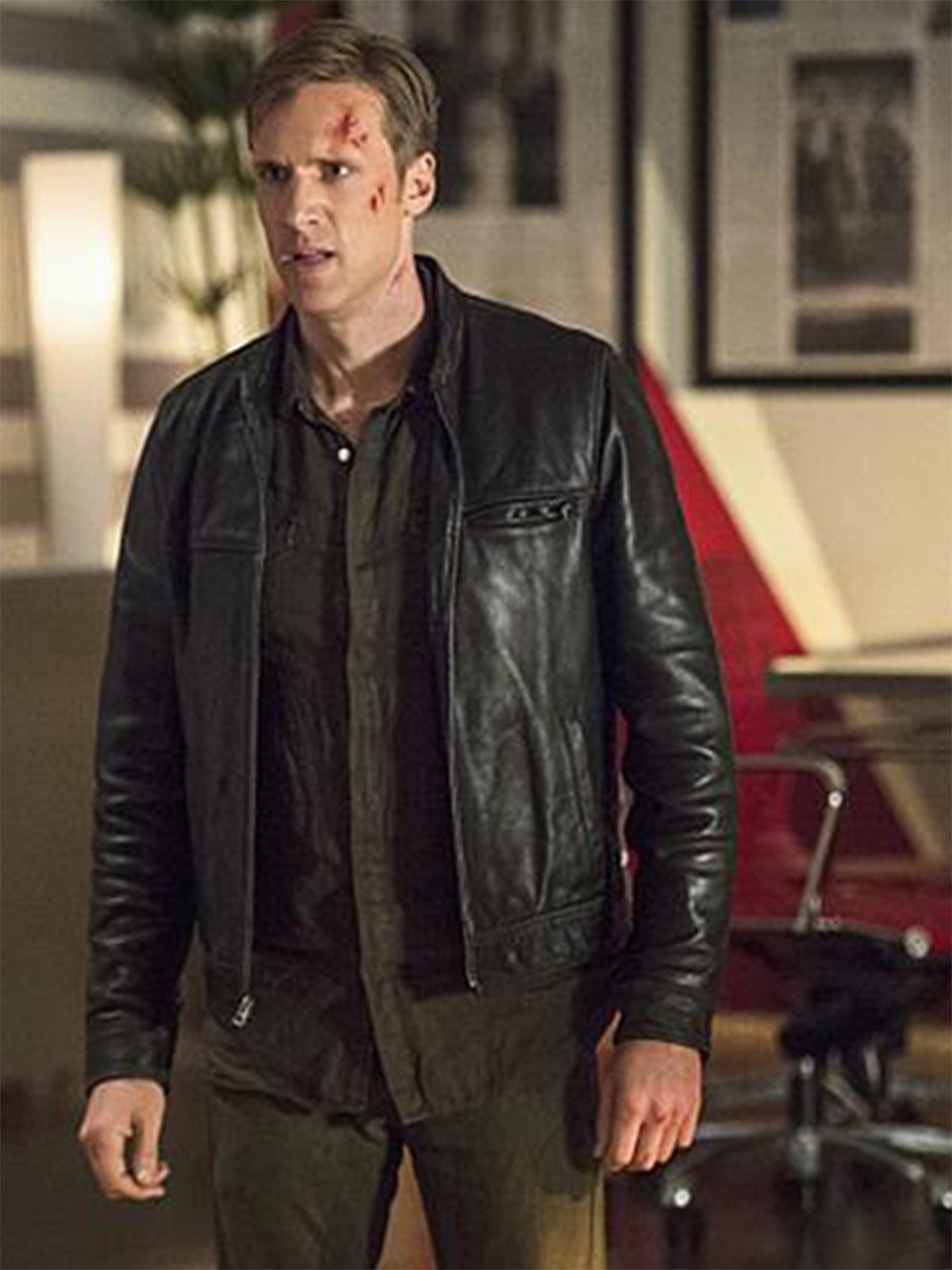 Teddy Sears The Flash Jay Garrick Leather Jacket