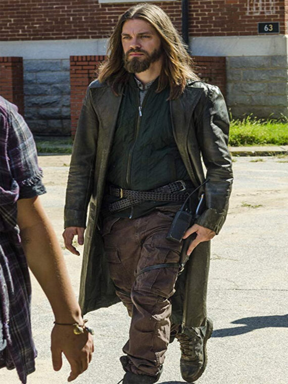 Tom Payne The Walking Dead Paul Jesus Rovia Coat - Image 2