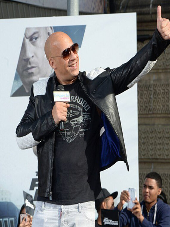 Vin Diesel Stylish Real Leather Jacket