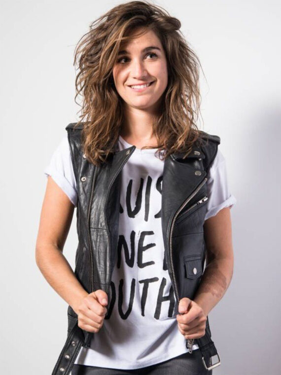 Women Casual Biker Vest