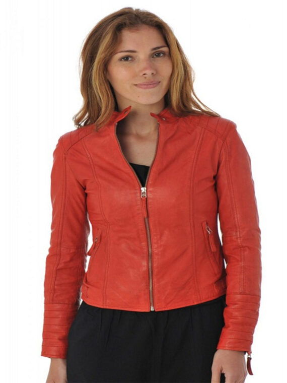 Women Elegant Glory Leather Jacket