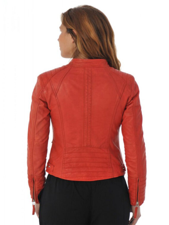 Women Elegant Leather Jacket