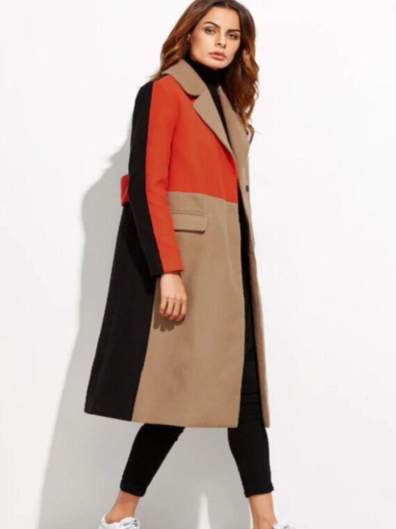 Women Modish Design Long Coat