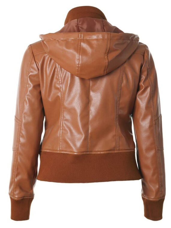 Women Removable Hooded Classic Jacket