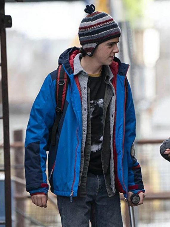 Jack Dylan Grazer Shazam Blue Jacket - Image 3