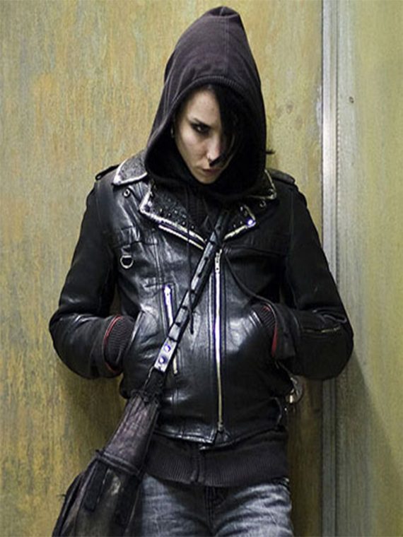 Lisbeth Salander The Girl With The Dragon Tattoo Leather Jacket