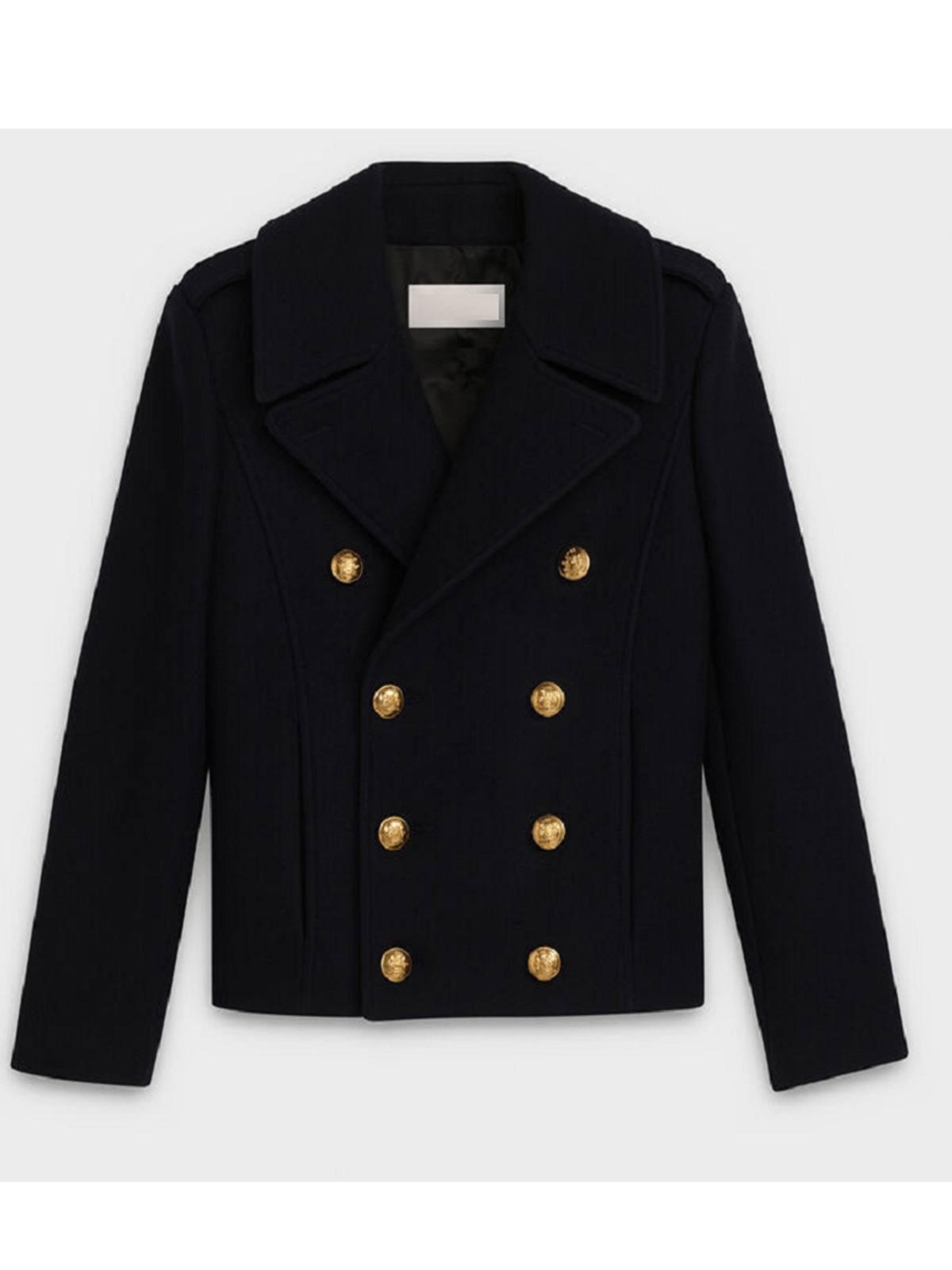 Mens Short Pea Coat Jacket