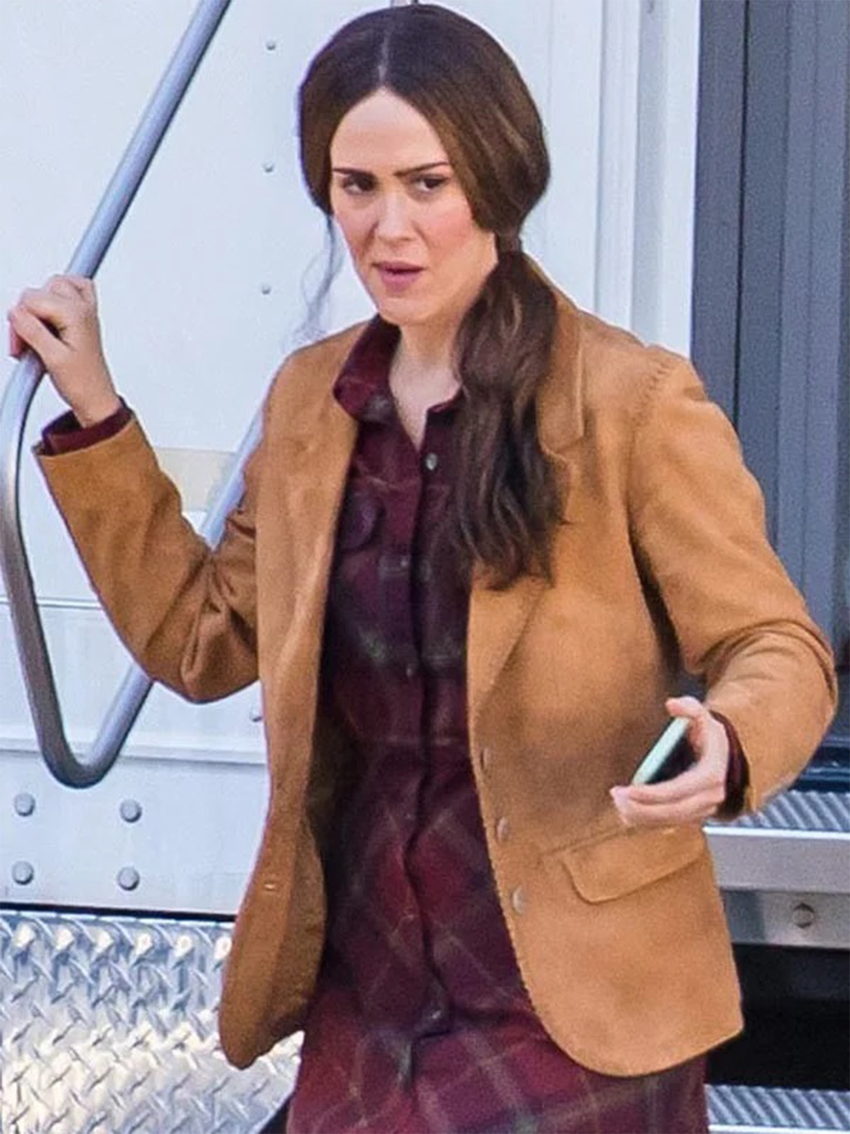 Sarah Paulson Bird Box Blazer Coat