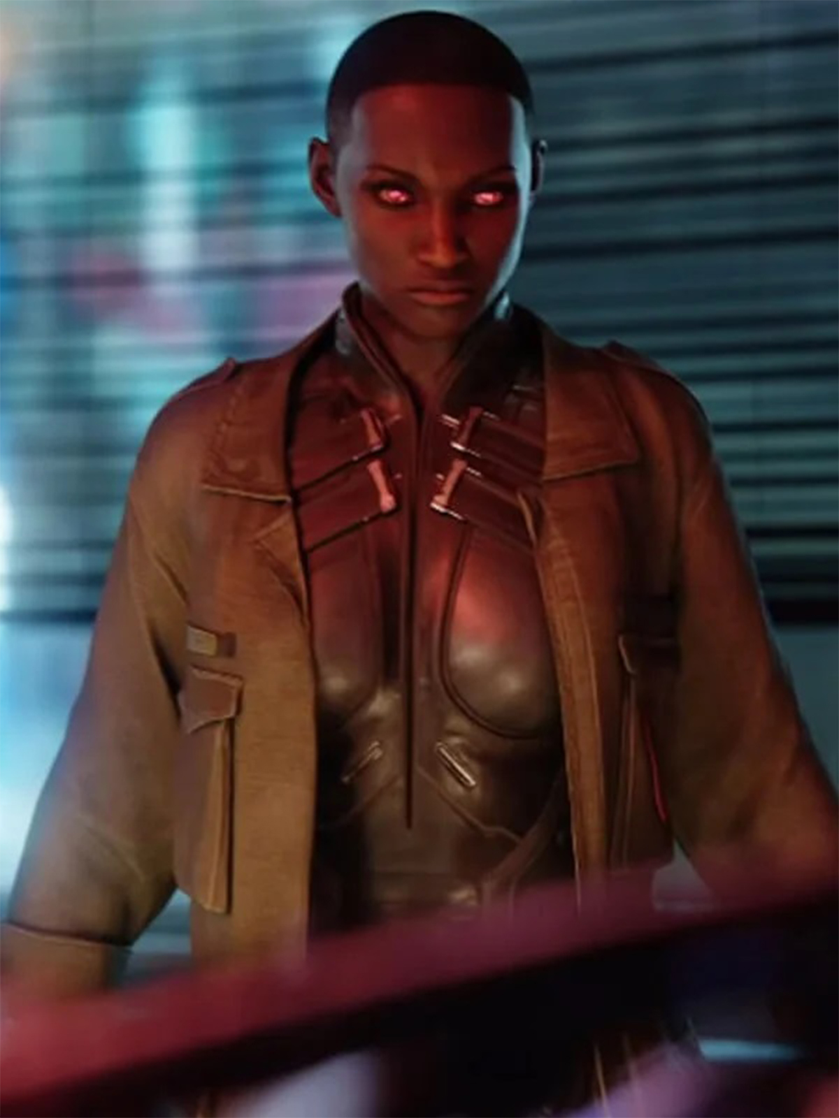 T-Bug Cyberpunk 2077 Leather Jacket