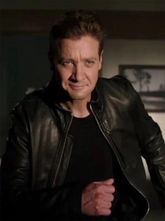 TAG movie Jeremy Renner Leather Jacket