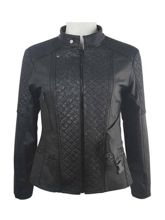 The 100 S05 Clarke Griffin Leather Jacket