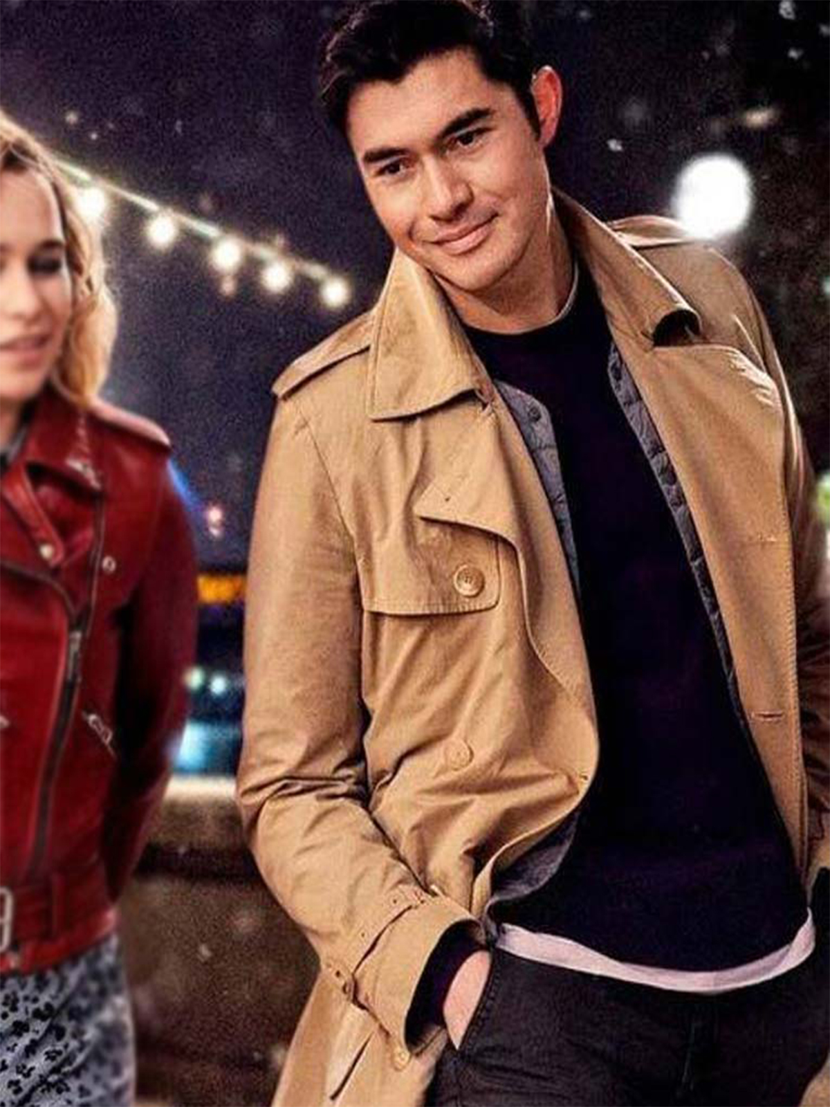 Henry Golding Tom Last Christmas Coat