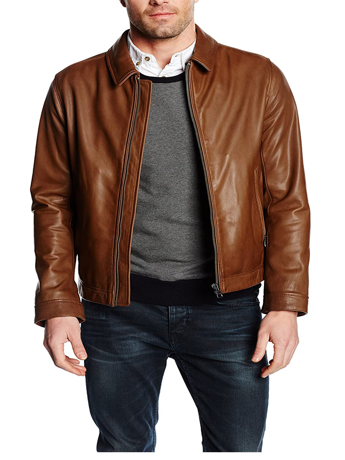 Tommy Hilfiger Menes Leather Jacket