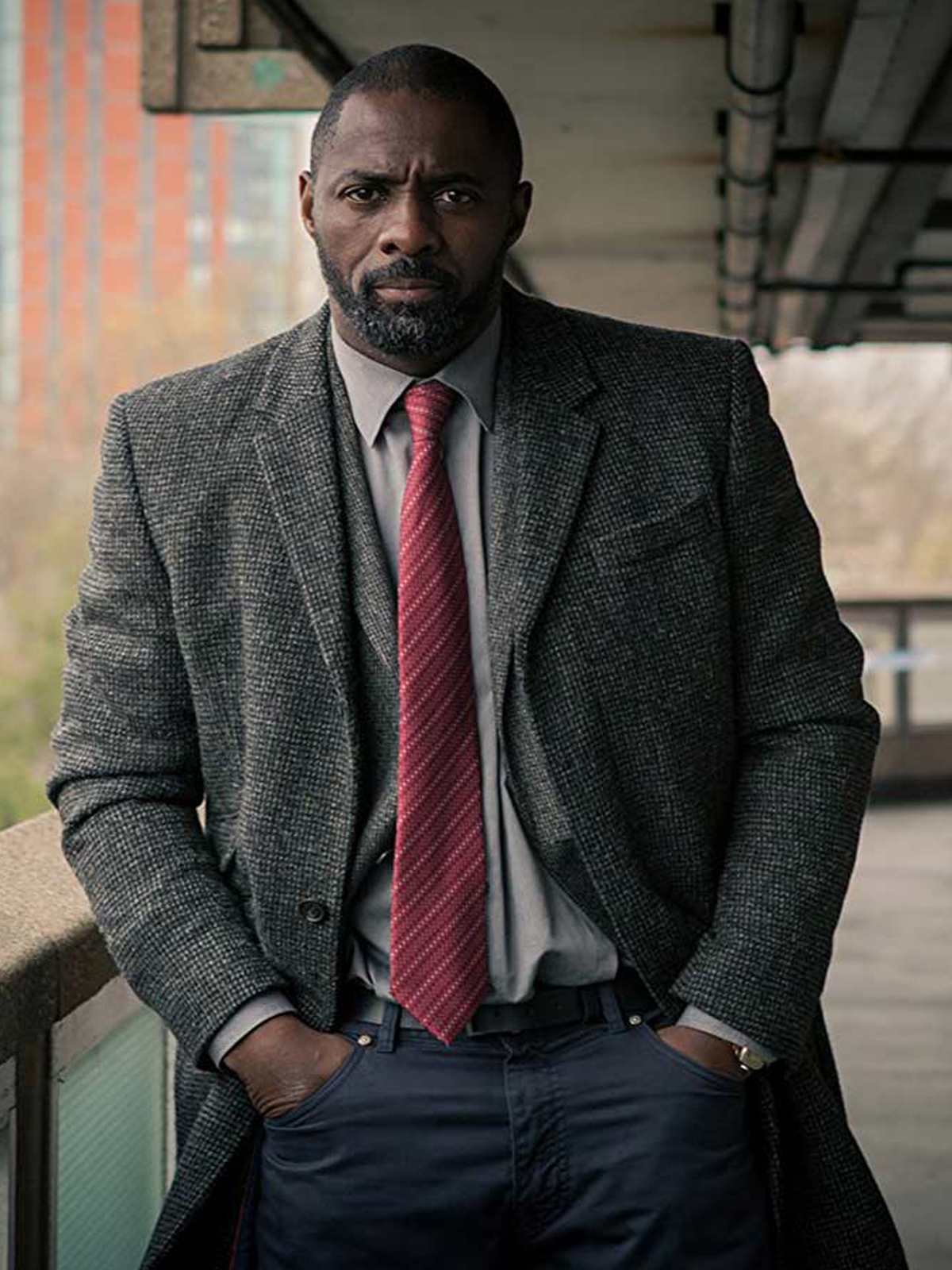 Idris Elba Luther TV Series Coat