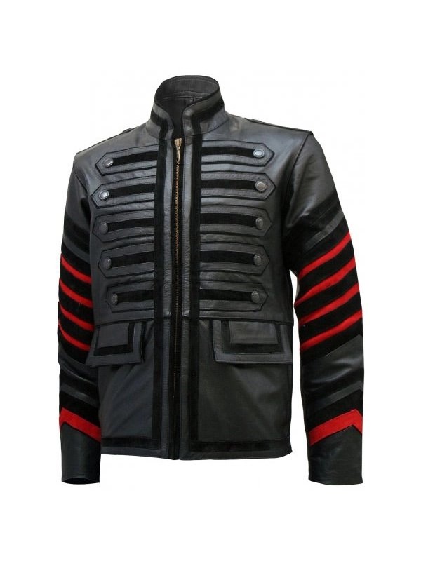 Black-Leather-Military-Jacket-For-Mens