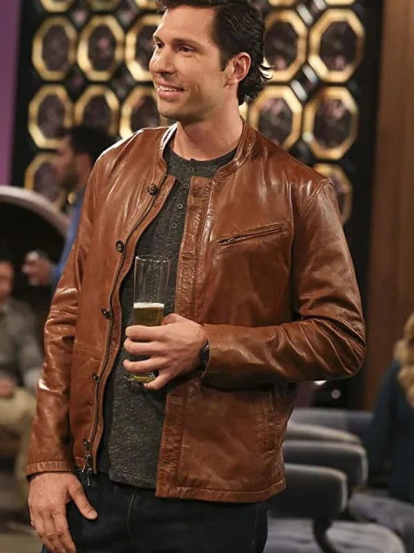 Brian-Thomas-Smith-The-Big-Bang-Theory-Brown-Leather-Jacket