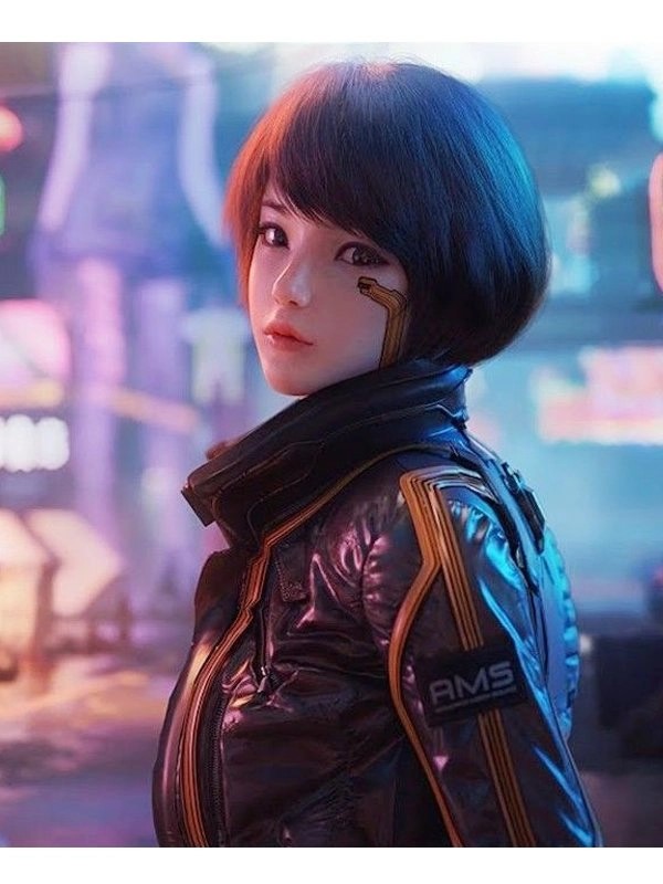 Cyberpunk-Syn-Brown-Leather-Jacket