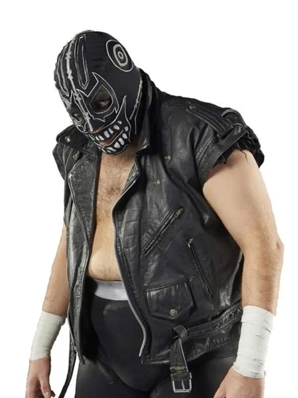 Evil-Uno-AEW-Black-Leather-Vest