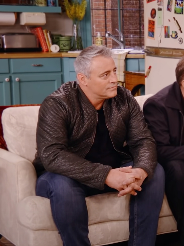 Friends-The-Reunion-2021-Matt-LeBlanc-Black-Quilted-Jacket