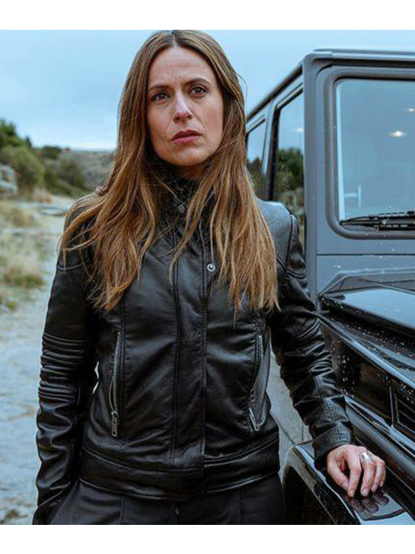 Itziar-Ituno-Money-Heist-Raquel-Murillo-Leather-Black-Jacket