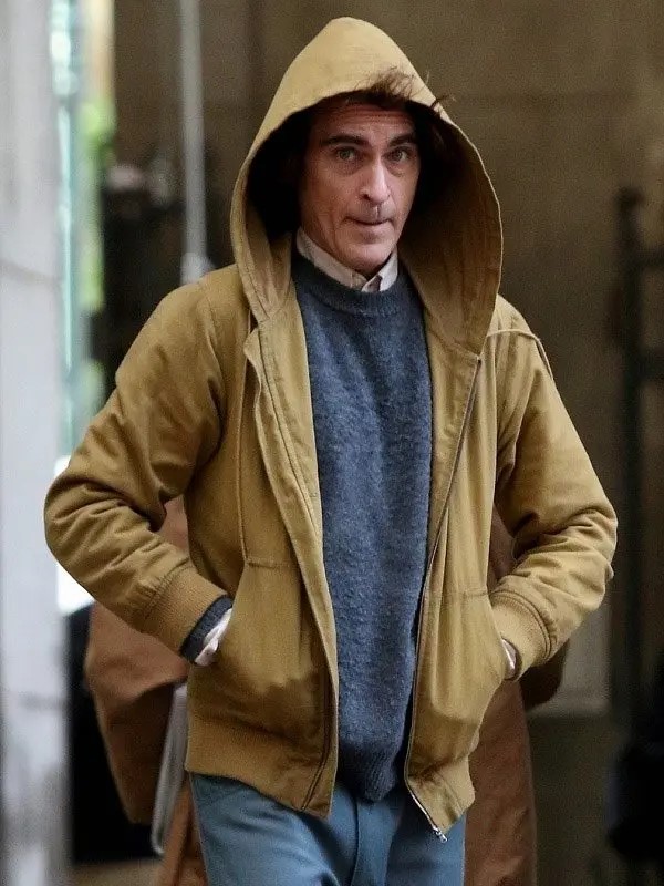 Joker-Joaquin-Phoenix-Beige-Cotton-Hoodie