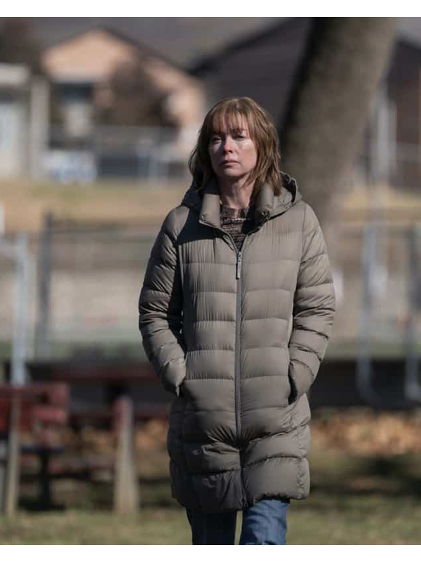 Lori-Ross-Mare-of-Easttown-Julianne-Nicholson-Grey-Puffer-Coat