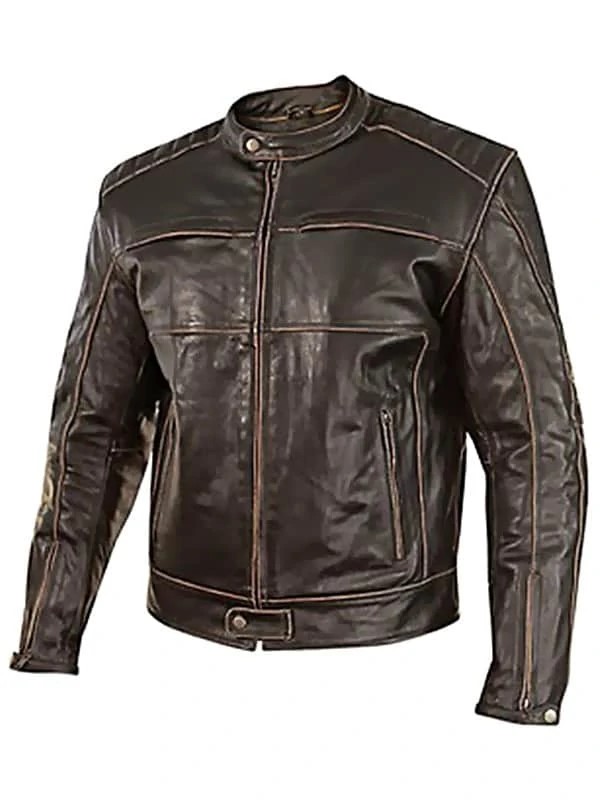 Mens-Vintage-Style-Cowhide-Leather-Biker-Jacket-Dark-Brown