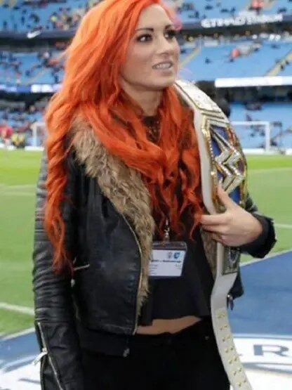 WWE-Becky-Lynch-Black-Shearling-Fur-Leather-Jacket-