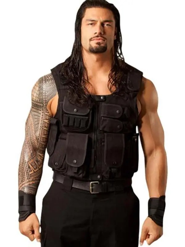 WWE-Roman-Reigns-Tactical-Black-Vest-