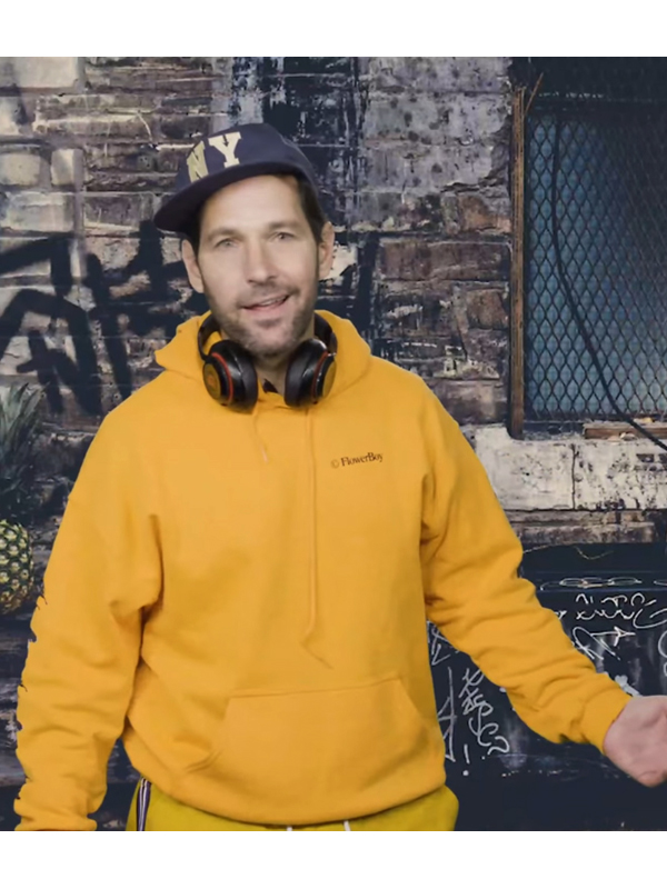 Wear-Mask-Paul-Rudd-Yellow-Hoodie