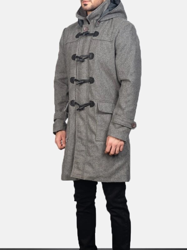 Mens-Grey-Duffle-Coat