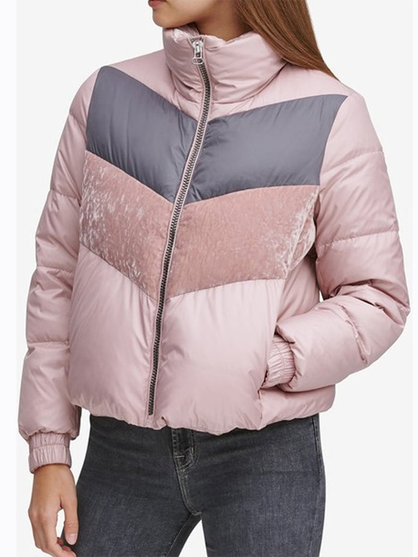 Odeya-Rush-Let-it-Snow-Addie-Pink-Puffer-Jacket