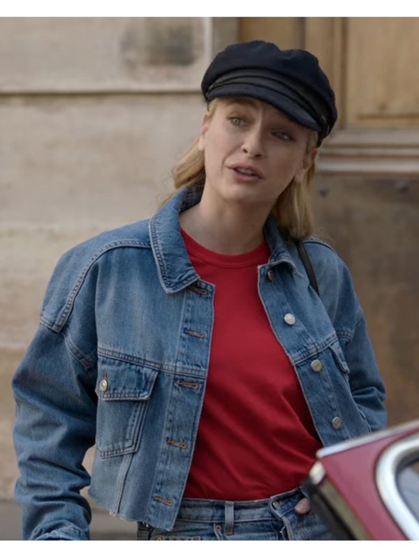 Camille-Razat-Emily-In-Paris-Blue-Denim-Jacket-1