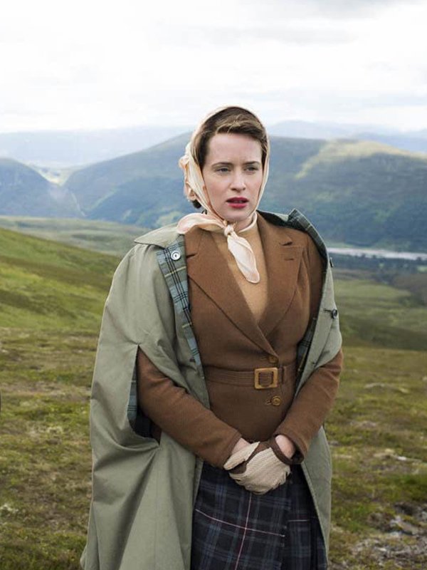 Claire-Foy-The-Crown-Brown-Coat