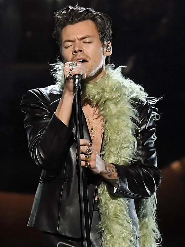 Grammy-Awards-2021-Harry-Styles-Leather-Blazer