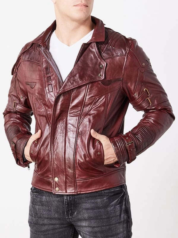 Guardians-Of-The-Galaxy-2-Chris-Pratt-Leather-Jacket-Red-Maroon