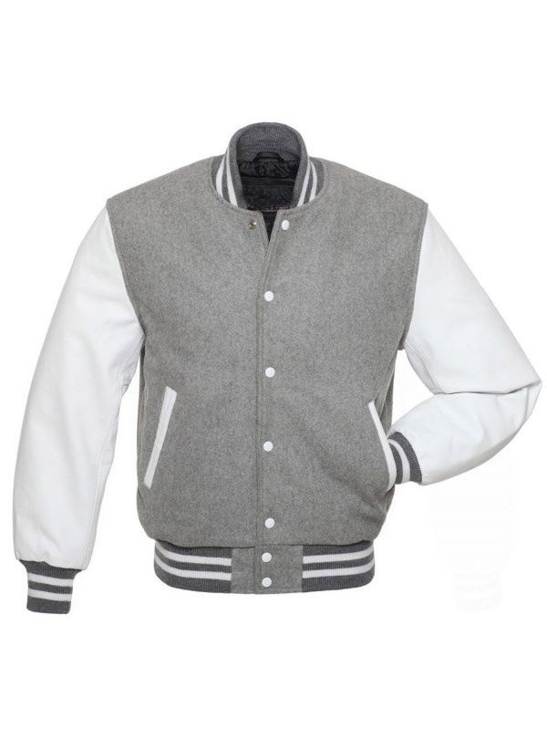 Mens-Grey-Varsity-Jacket