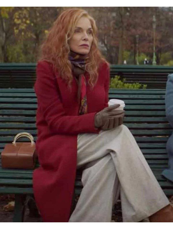 Michelle-Pfeiffer-French-Exit-Red-Trench-Coat